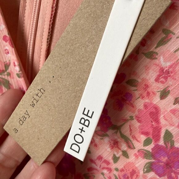 Nwt Do + Be Pink Floral Dress Small - Picture 9 of 15